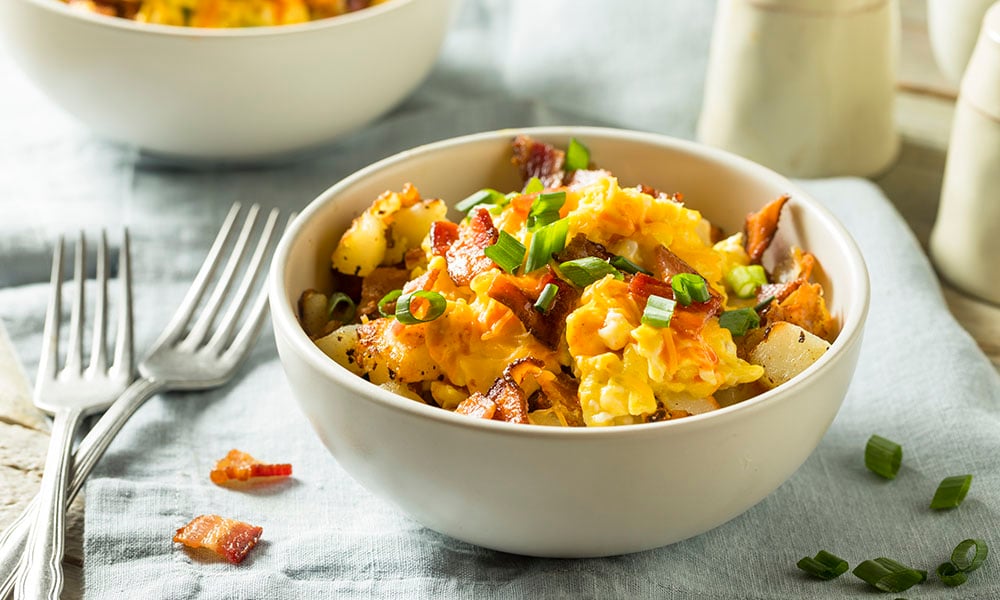 high-protein breakfast bowl for hypertrophy