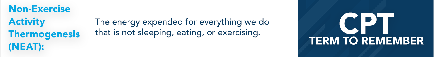 Non-Exercise Activity Thermogenesis definition